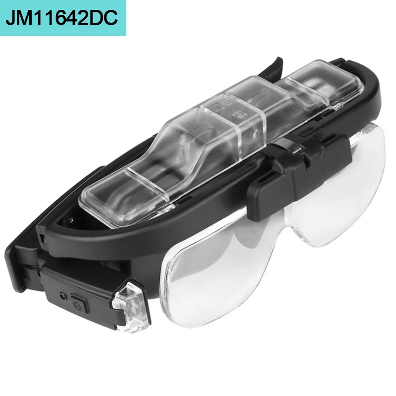 Head Visor Magnifying Glasses With Led Light